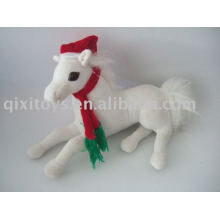 decoración de Navidad peluche de felpa con sombrero y bufanda